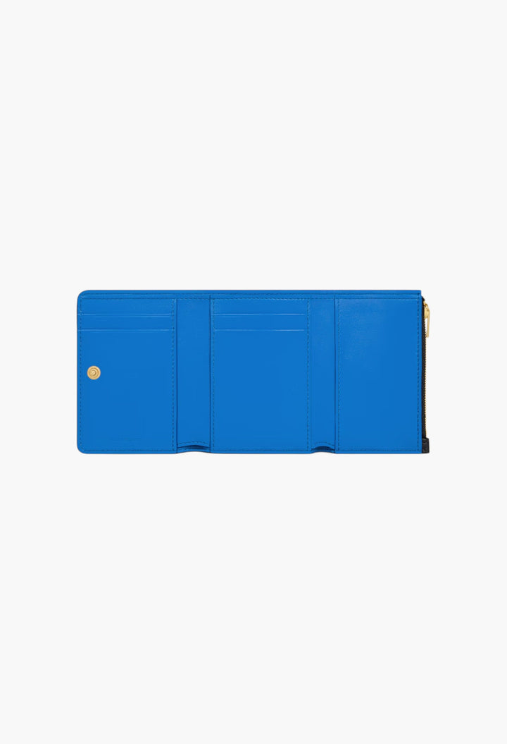 Fine Wallet In Supple Grained Calfskin - GLAM MODA