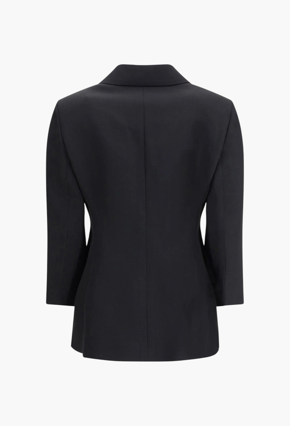 Single-breasted wool Blazer - GLAM MODA
