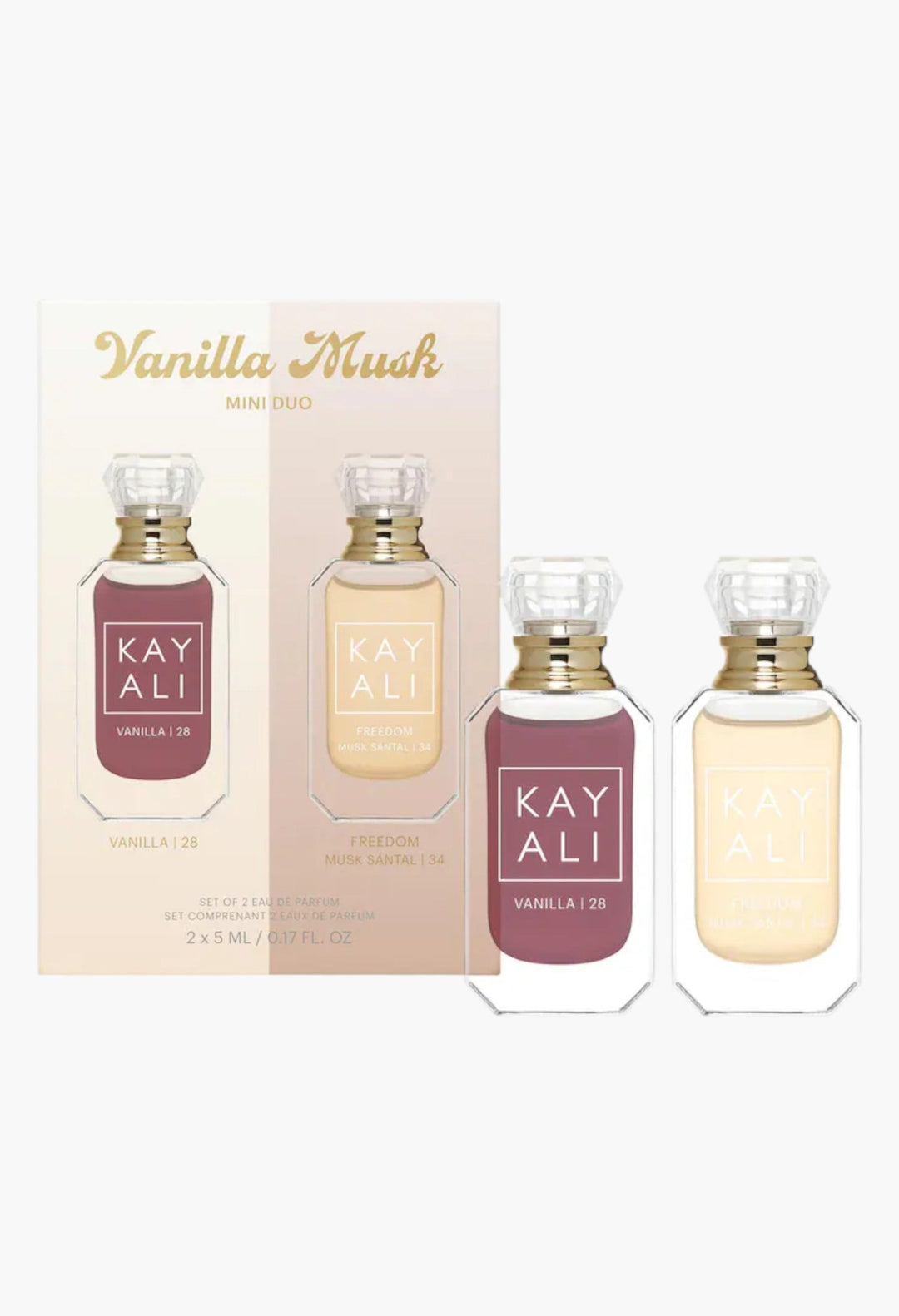 Vanilla Musk Mini Duo Perfume Gift Set - GLAM MODA