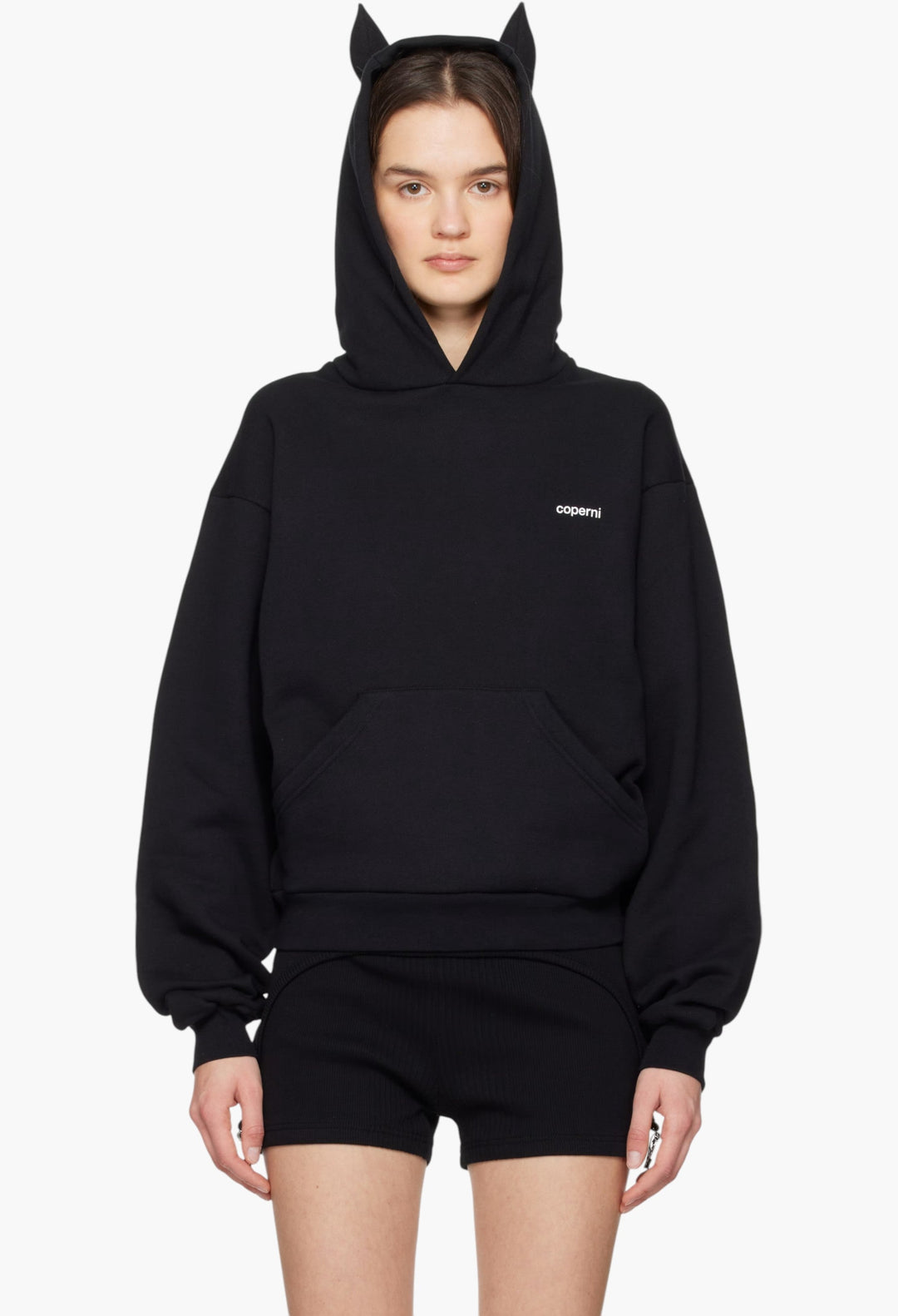 Black Horn Hoodie - GLAM MODA