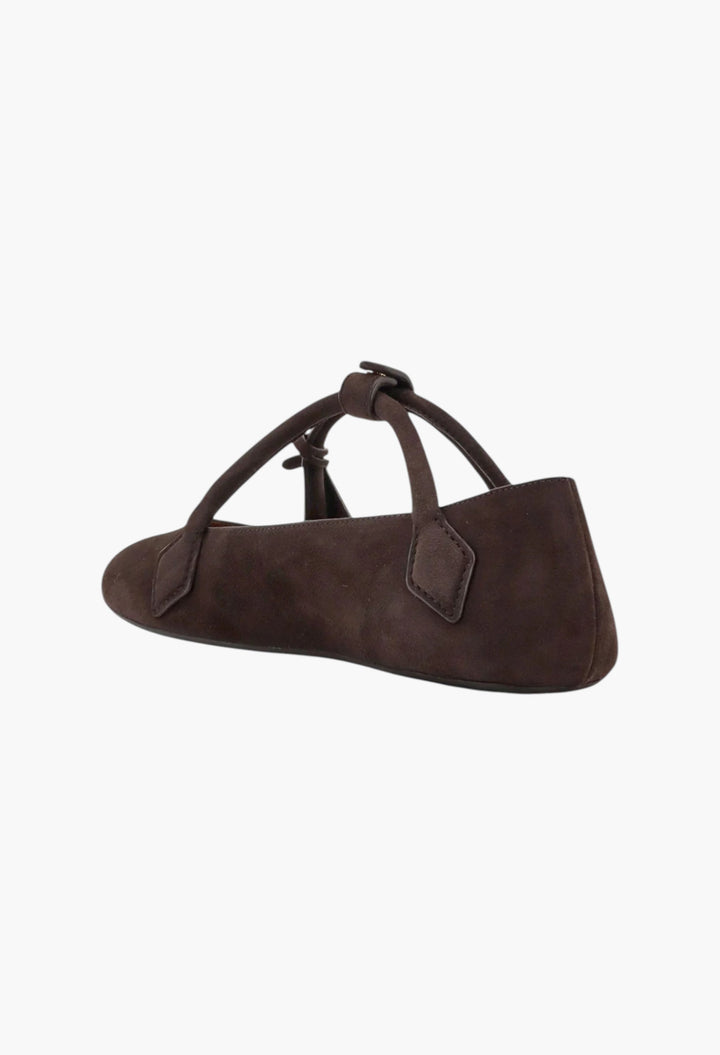 Le Teckel Suede Ballet Flats - GLAM MODA