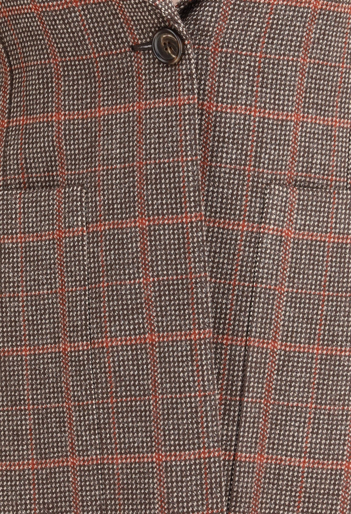 Wool plaid Blazer