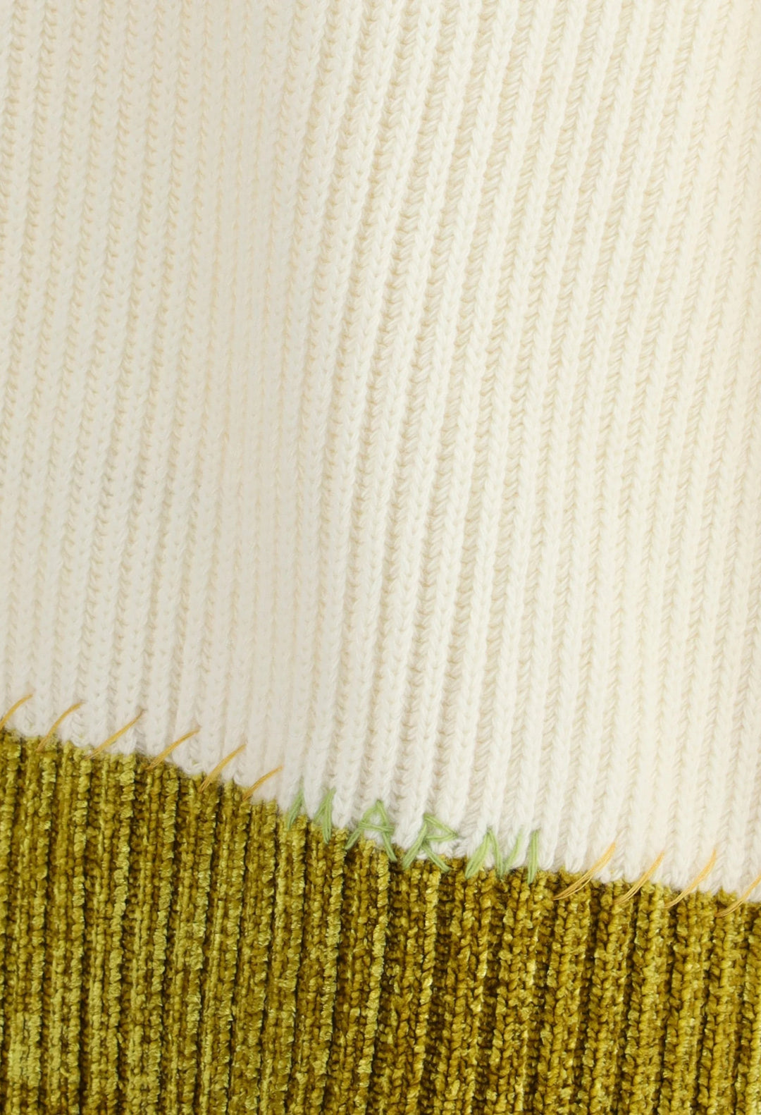 Color block wool Sweater