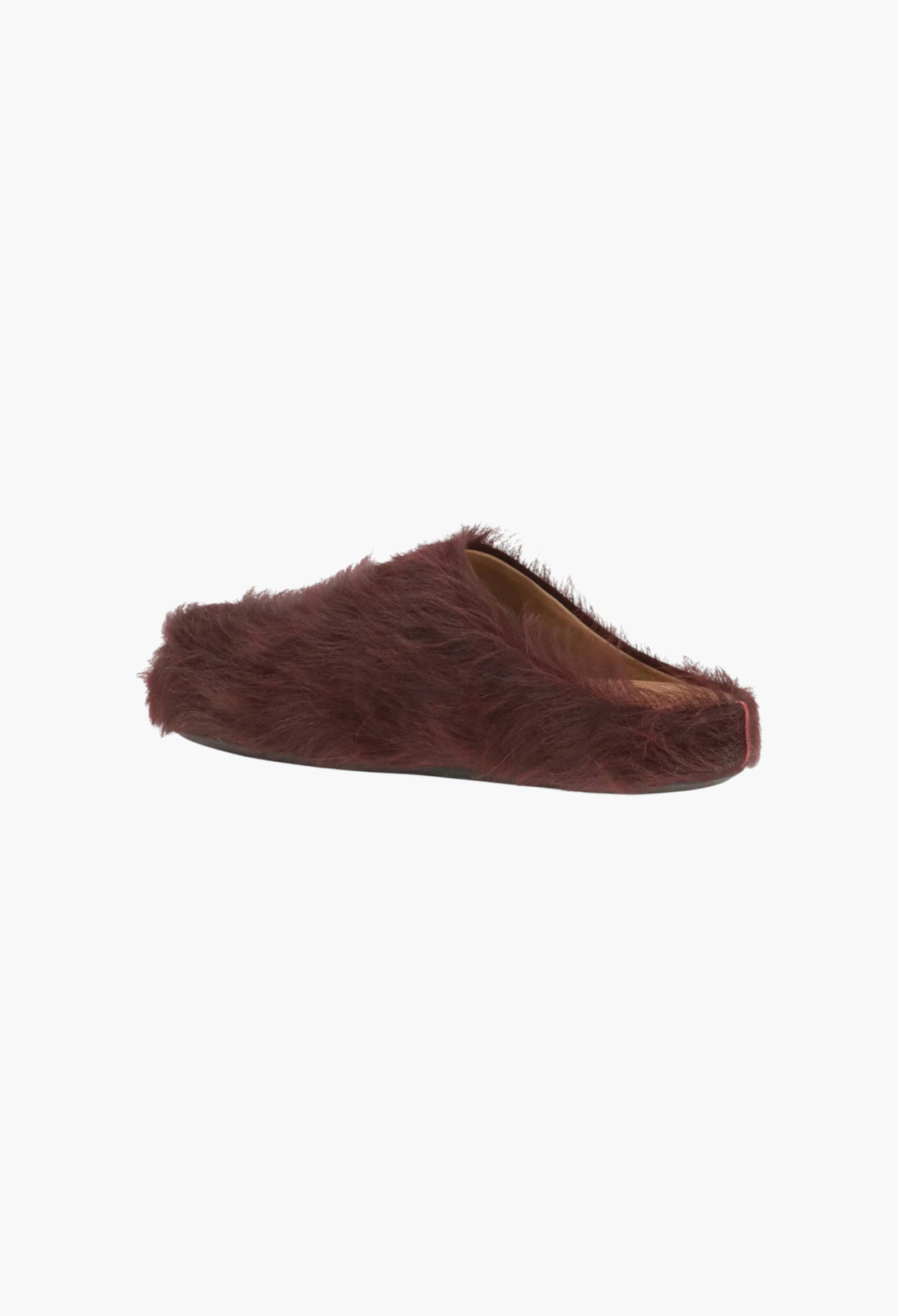 Long-haired calfskin Fussbett Mules