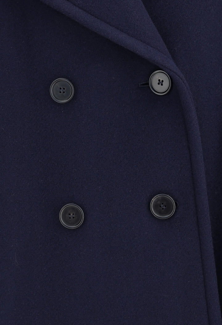 Oversized double breasted wool Coat