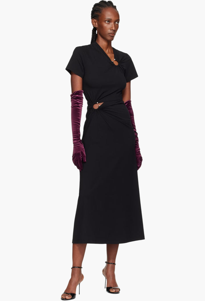 Burgundy Velour Gloves - GLAM MODA