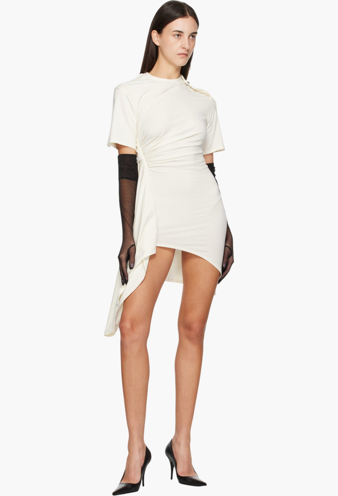 Black Sheer Gloves - GLAM MODA