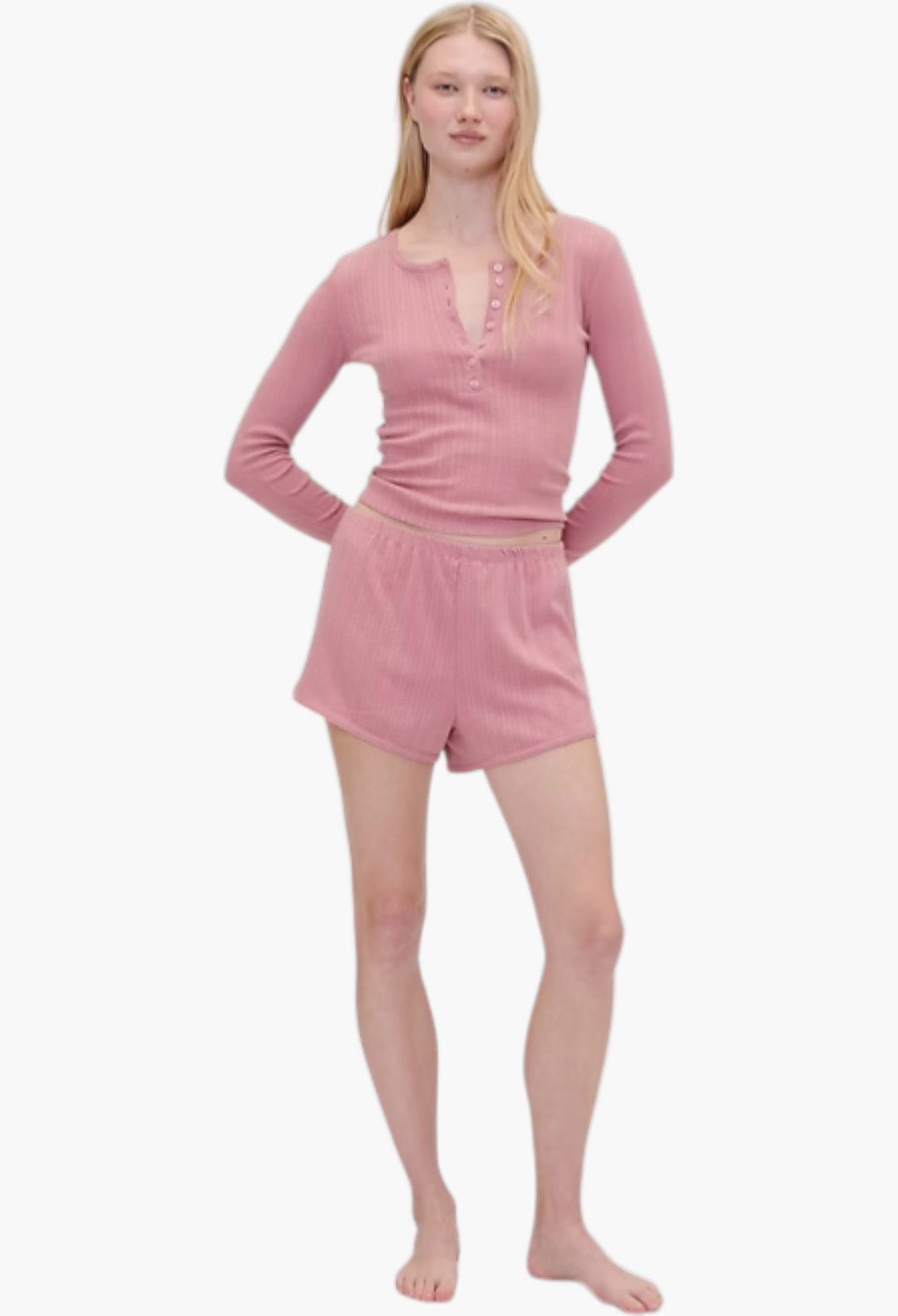 Pointelle PJ Shorts - GLAM MODA