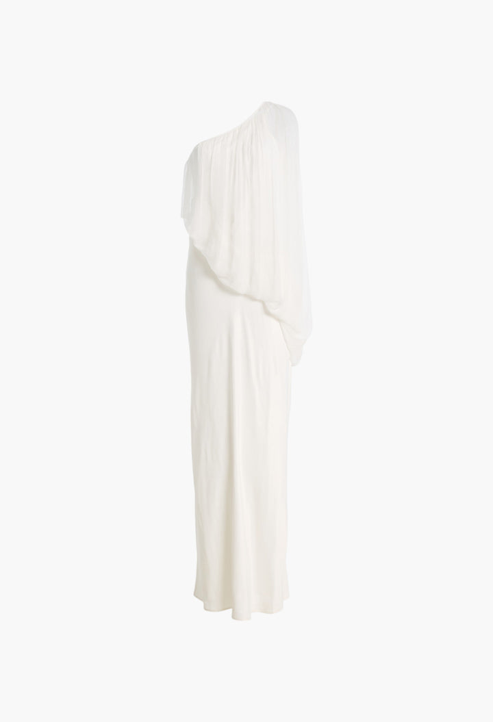 Solstice One-Shoulder Chiffon Maxi Dress - GLAM MODA