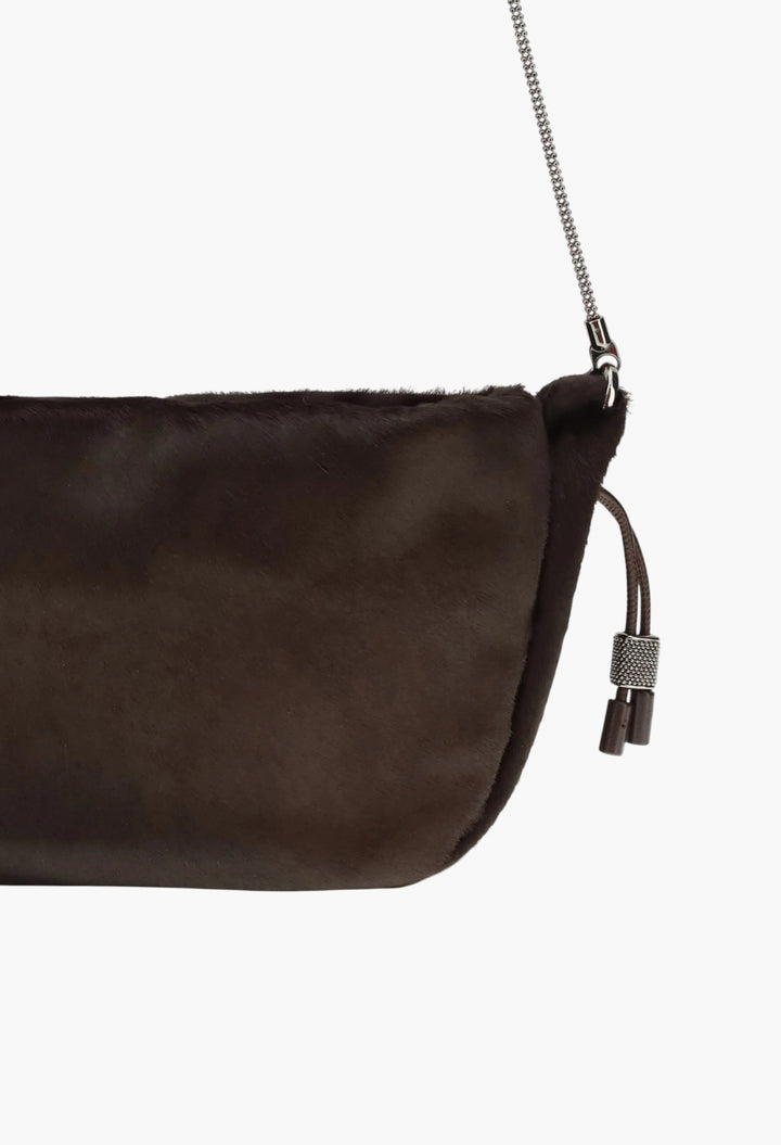 Mellow Mini Ponyhair Shoulder Bag With Precious Chai - GLAM MODA