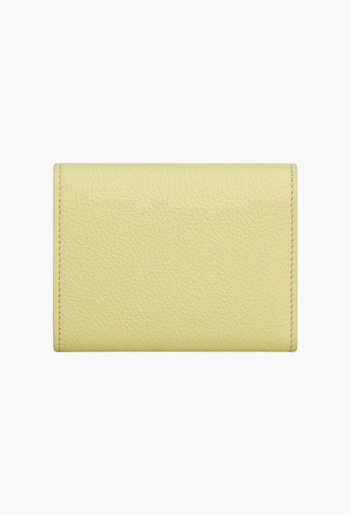 Fine Wallet In Supple Grained Calfskin - GLAM MODA