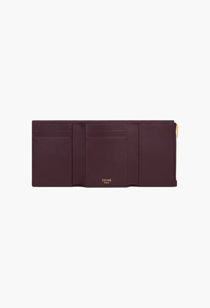 Fine Strap Wallet Nino In Supple Grained Calfskin - GLAM MODA