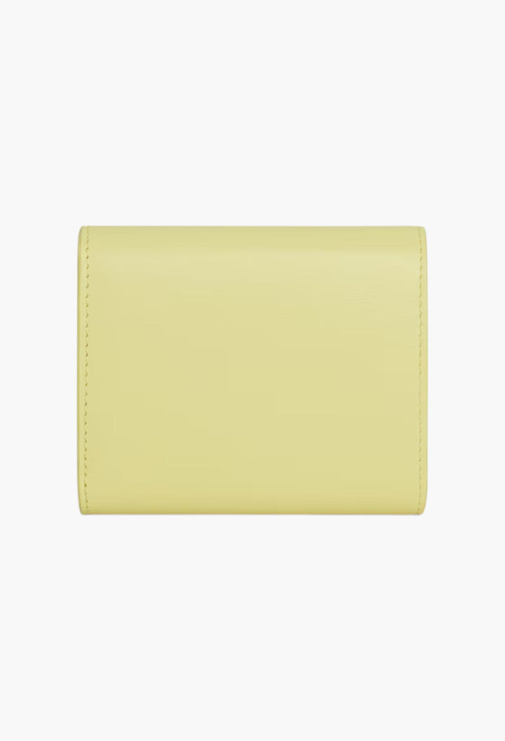 Small Flap Wallet Triomphe In Shiny Calfskin - GLAM MODA