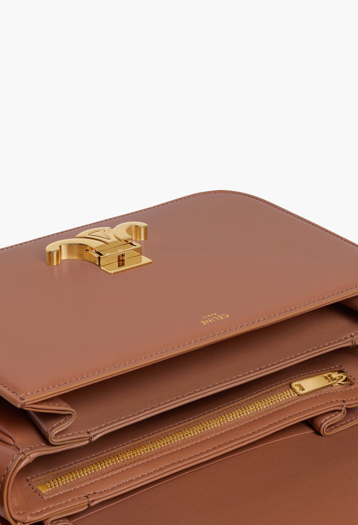 Classique Triomphe Bag In Shiny Calfskin - GLAM MODA