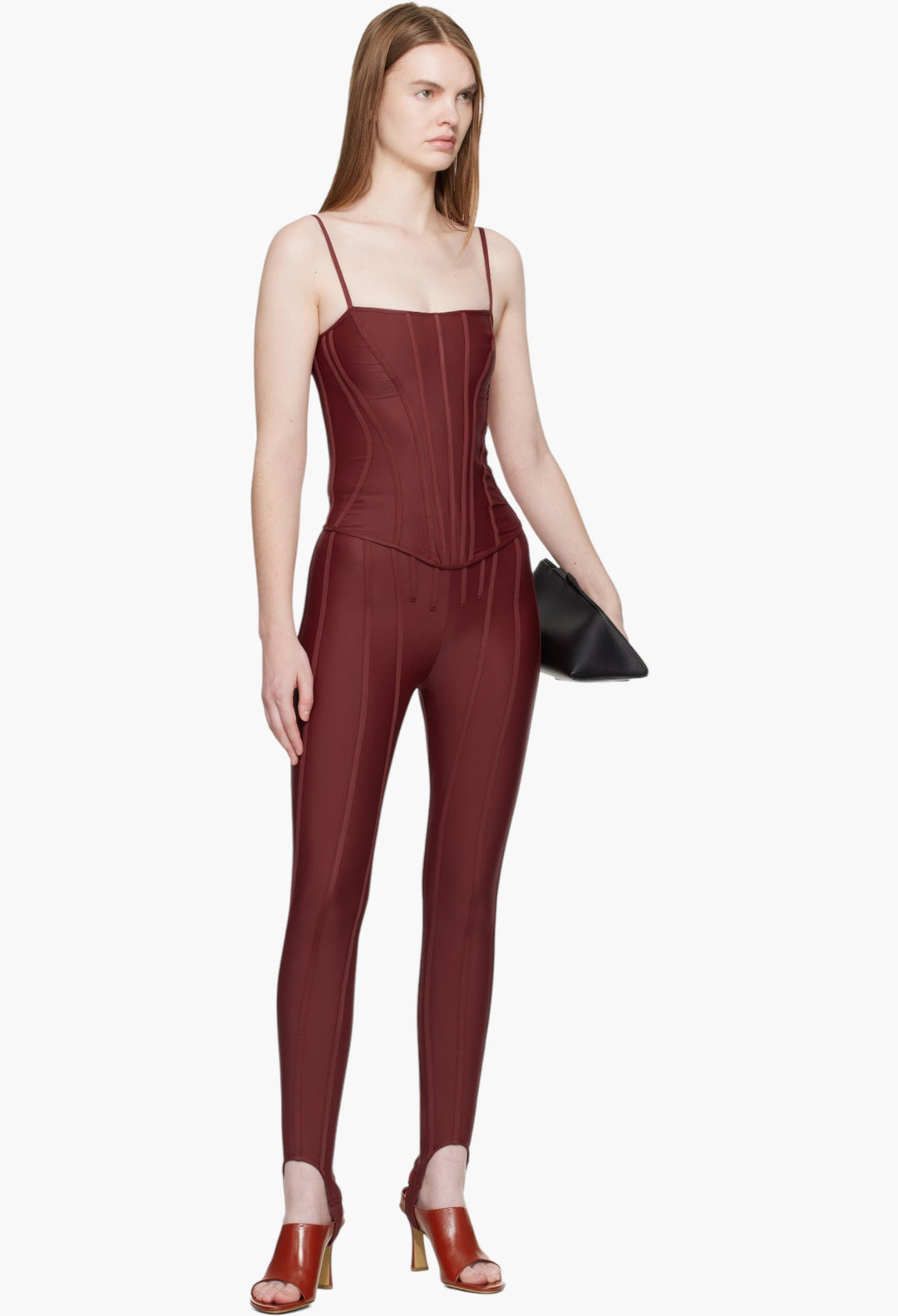 Exclusive Burgundy Corseted Top - GLAM MODA