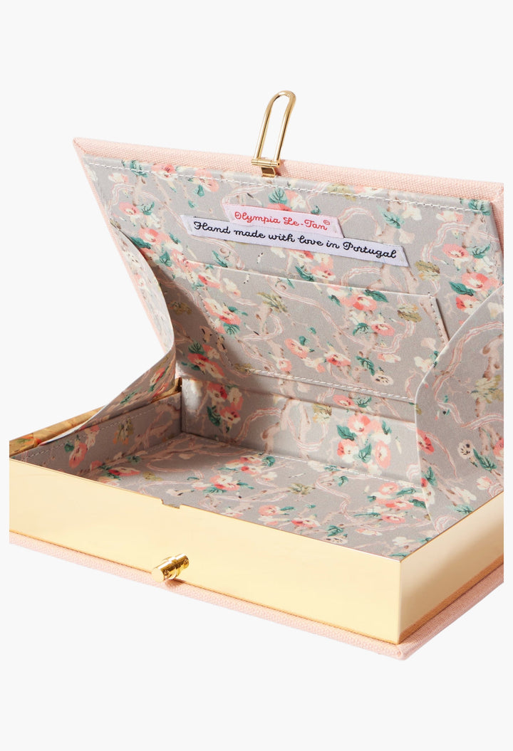 Ski Chic Embroidered Appliquéd Canvas Clutch - GLAM MODA