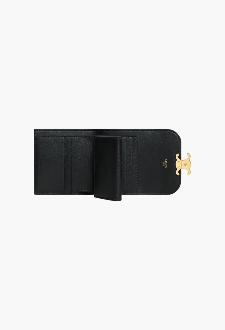 Small Flap Wallet Triomphe In Python - GLAM MODA