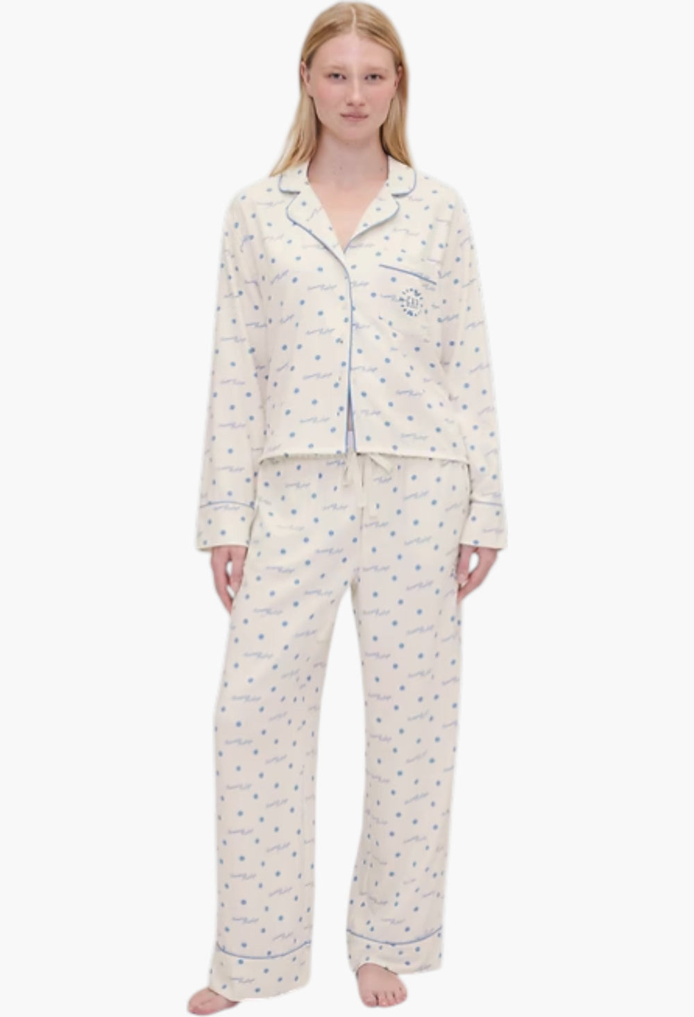 Relaxed Flannel Dotted PJ Shirt - GLAM MODA
