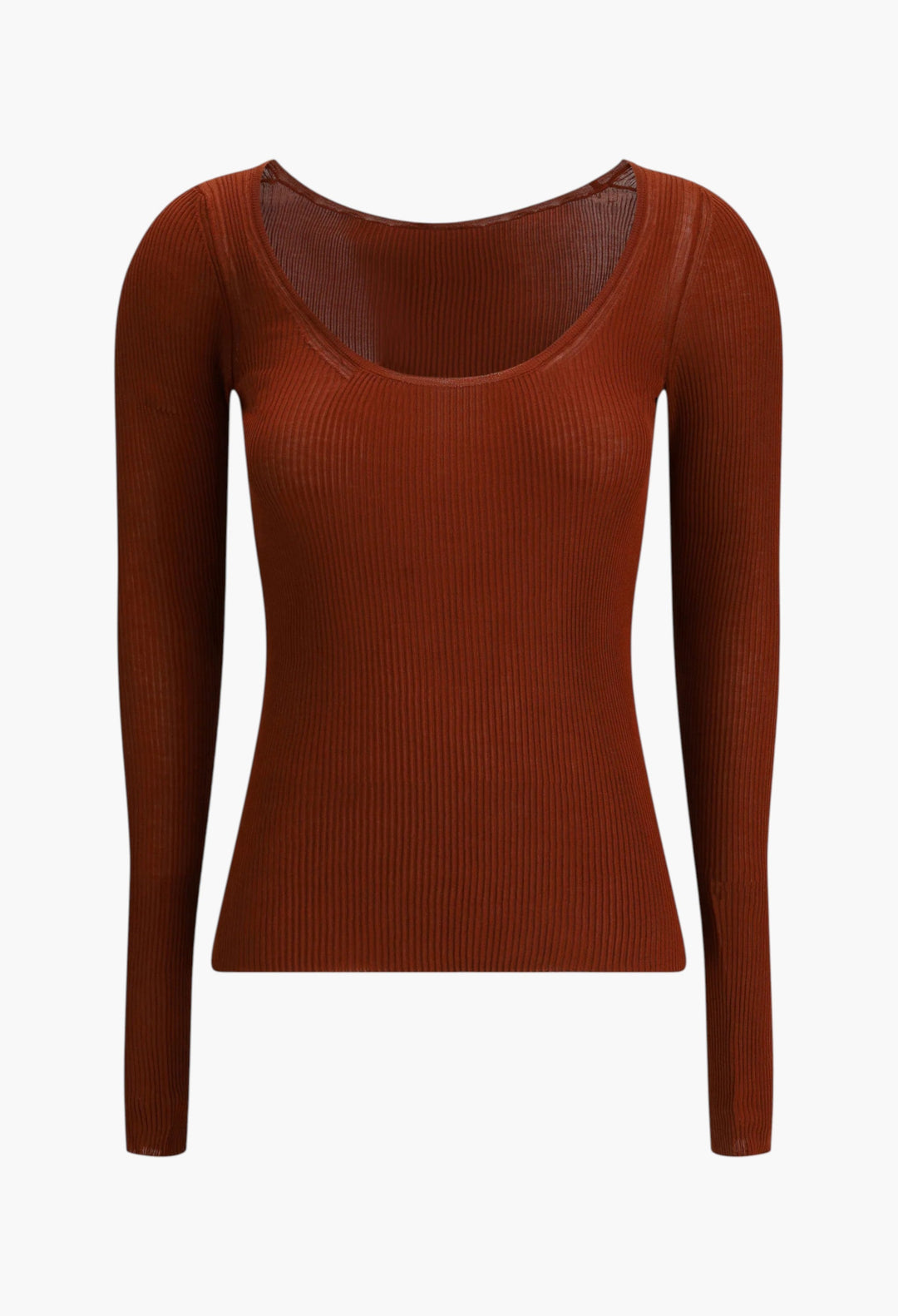 Ribbed Fitted Top - GLAM MODA