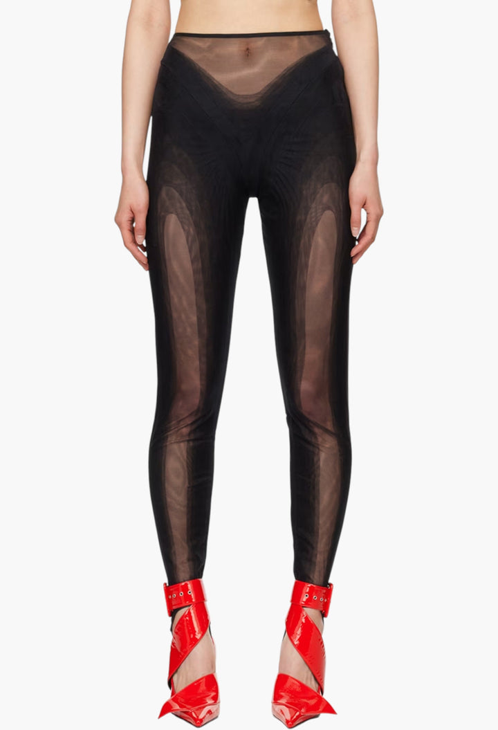 Black Illusion Leggings - GLAM MODA