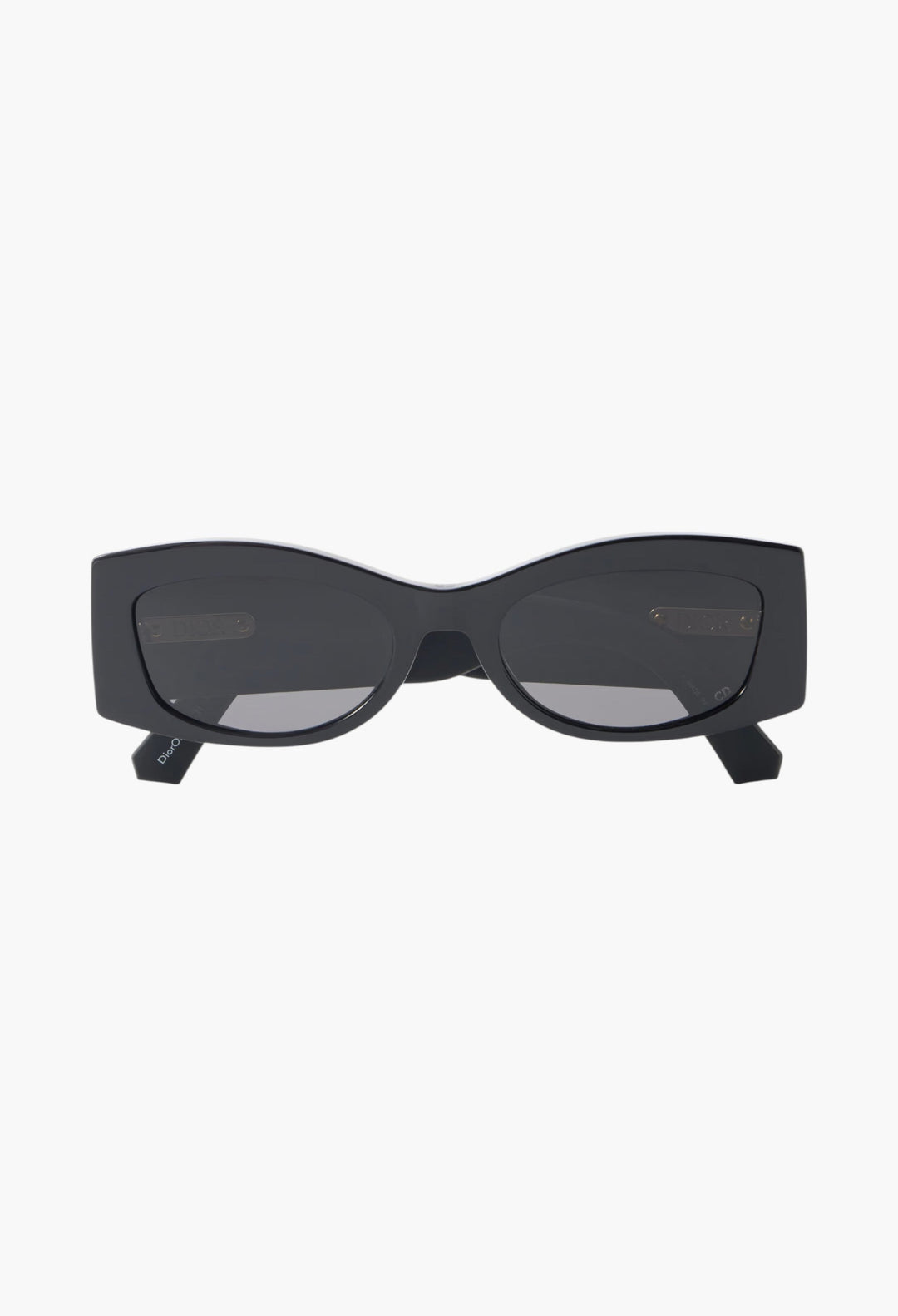Diorombre S1i Rectangular-Frame Leather-Trimmed Acetate Sunglasses - GLAM MODA