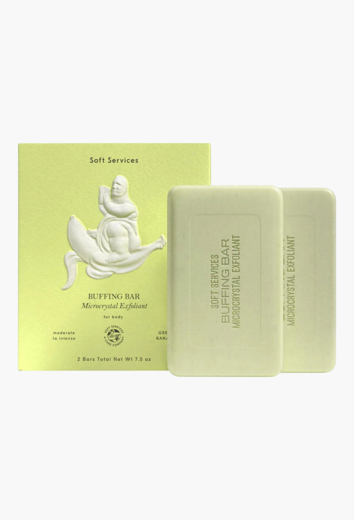Green Banana Buffing Bar Exfoliating Body Bar for KP and Ingrown Hair (2 pack) - GLAM MODA