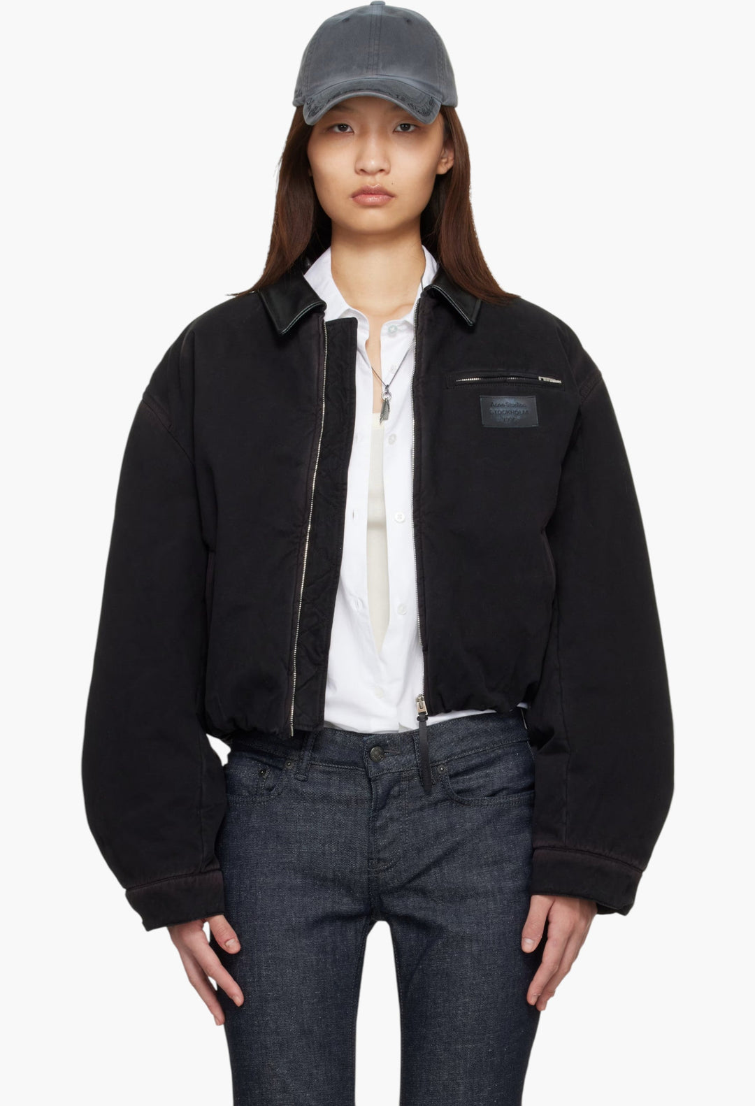 Brown Blouson Bomber Jacket - GLAM MODA