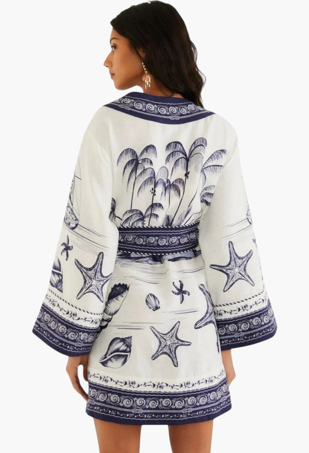 Coast Scarf Mini Dress - GLAM MODA