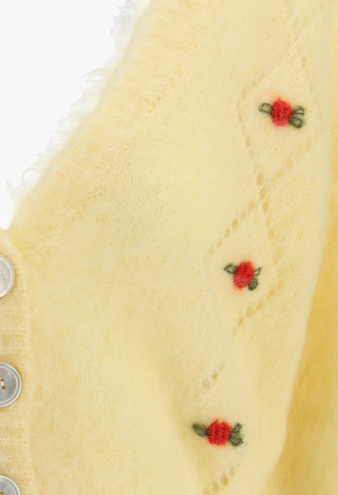 Mohair Cardigan with embroidery - GLAM MODA