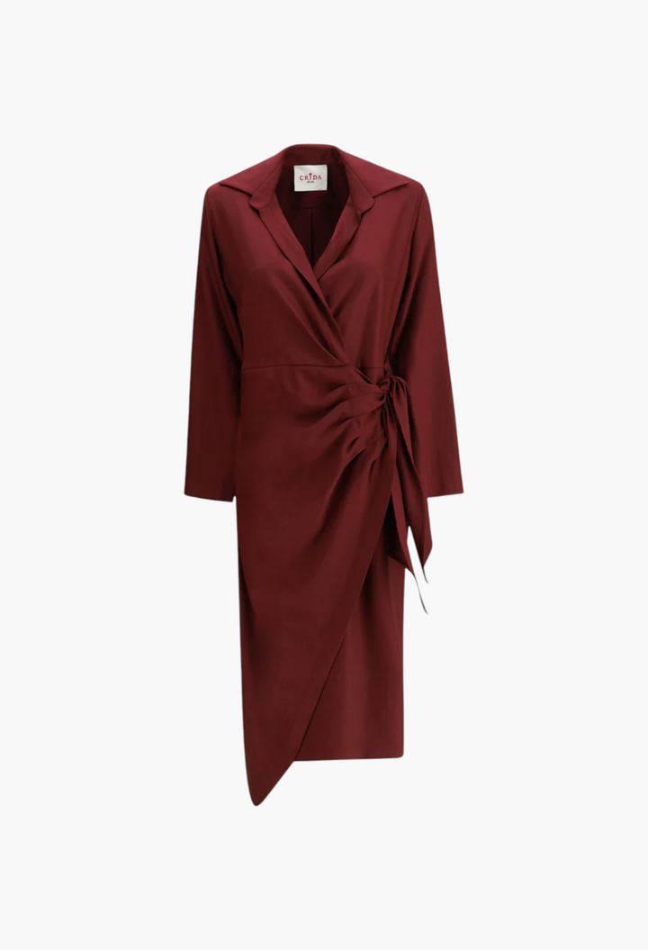 Como Dress in crêpe de chine - GLAM MODA
