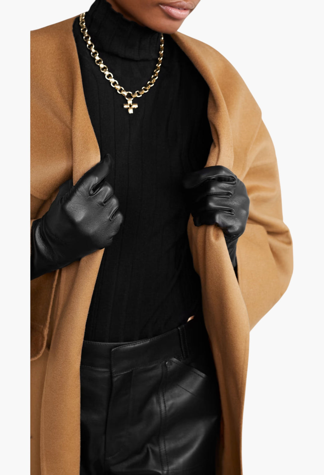 Celia Leather Gloves - GLAM MODA