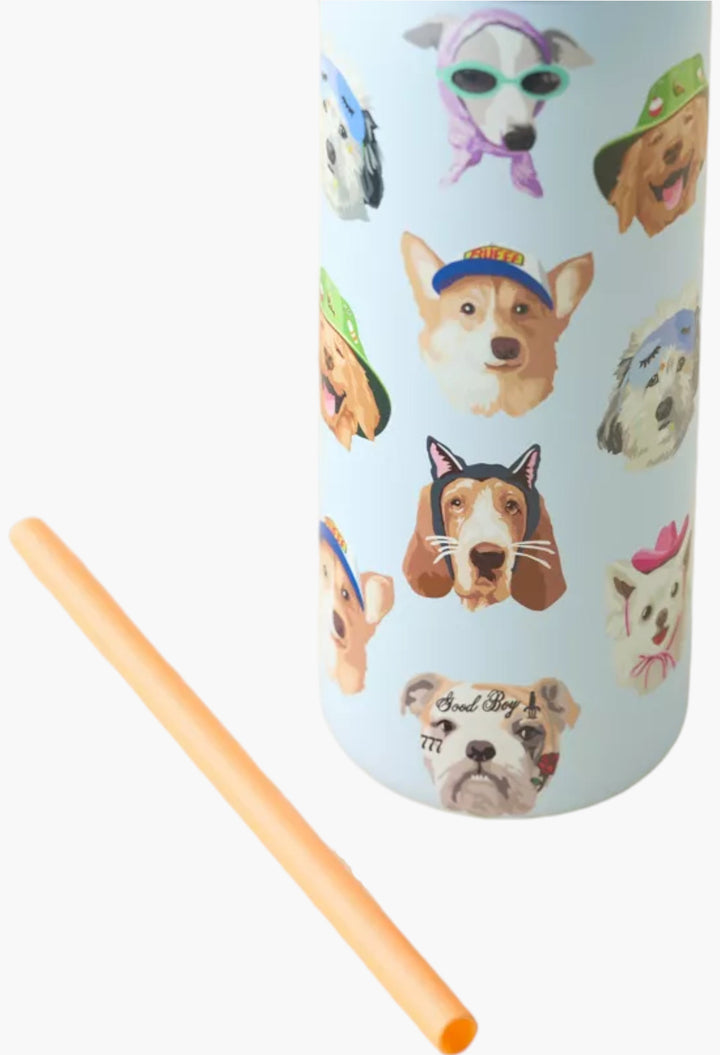 Owala UO Exclusive Dog Collage FreeSip 32 oz Water Bottle - GLAM MODA