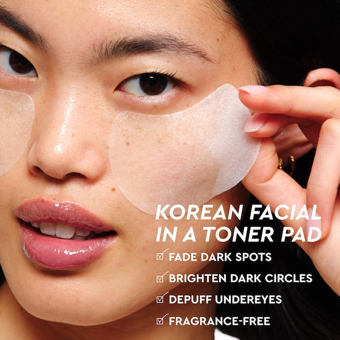 Vitamin C Brightening Korean Guava Toner Pads for Undereye & Cheeks - GLAM MODA