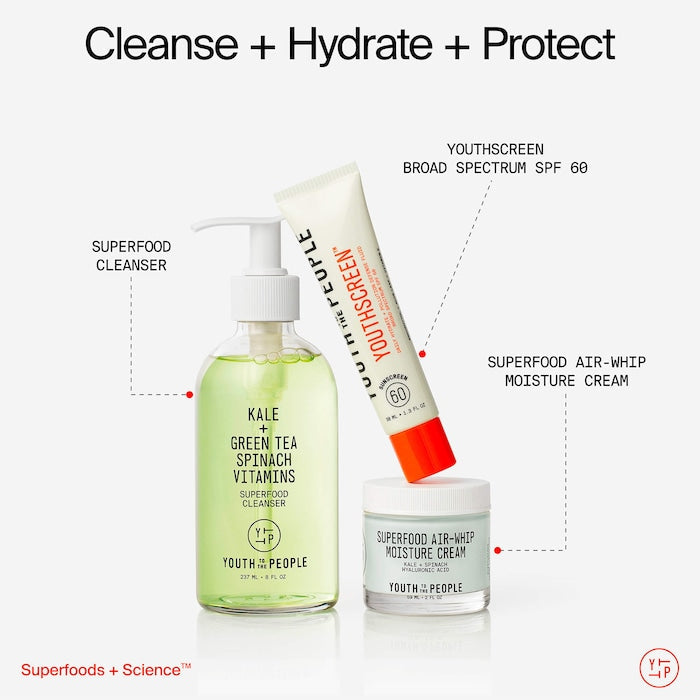 Youthscreen™ Daily Hydration + Pollution Defense Invisible Broad Spectrum Sunscreen SPF 60 - GLAM MODA