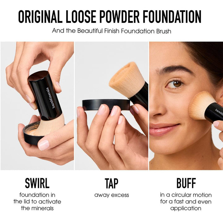 Original Loose Talc-Free Mineral Powder Foundation Spf 15 - GLAM MODA