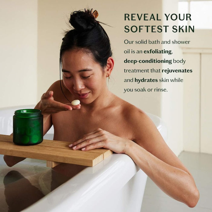 The Pebble - Deep Moisturizing Solid Bath & Shower Oil with Nourishing Cocoa Butter - GLAM MODA