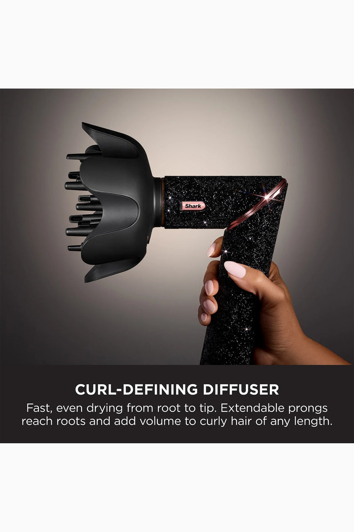 Limited Edition FlexStyle Sparkle Black Diamond 5-in-1 Air Styler - GLAM MODA