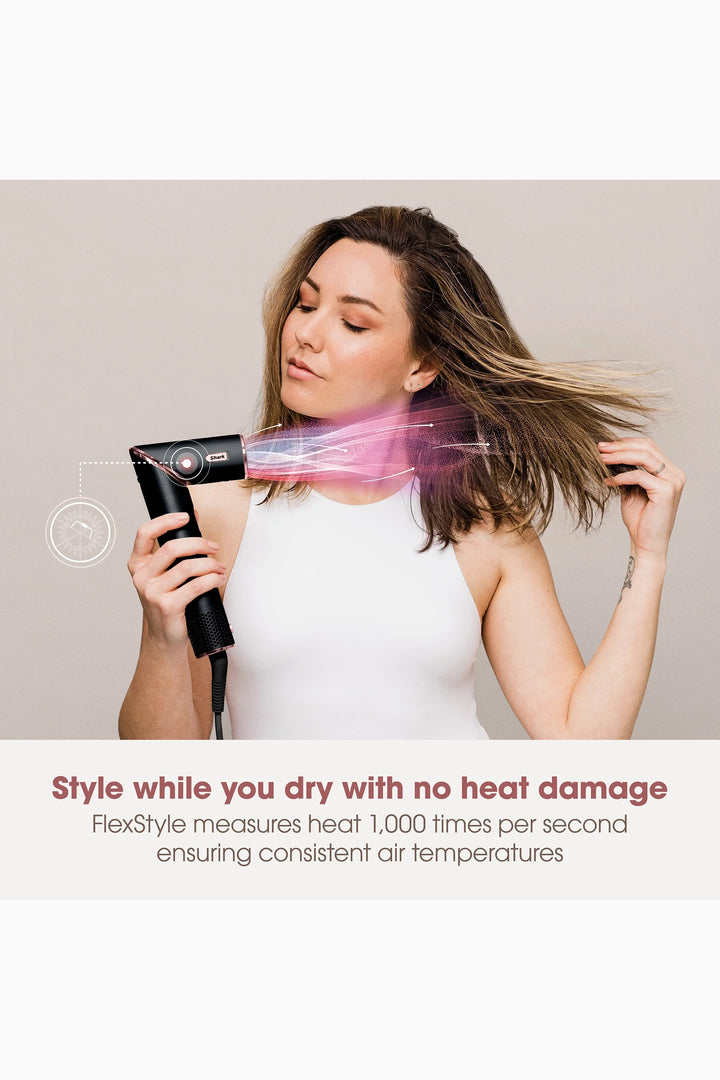 Shark FlexStyle 5-In-1 Air Styler & Hair Dryer, Storage Case, Black HD440ME - GLAM MODA