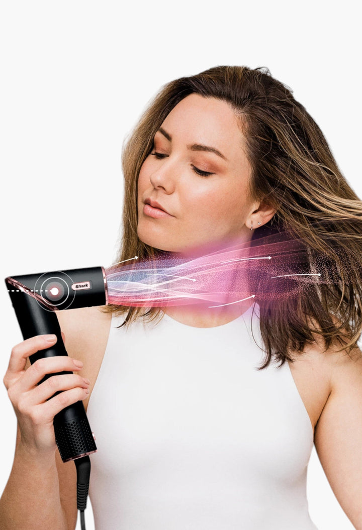 Shark FlexStyle 5-In-1 Air Styler & Hair Dryer, Storage Case, Black HD440ME - GLAM MODA