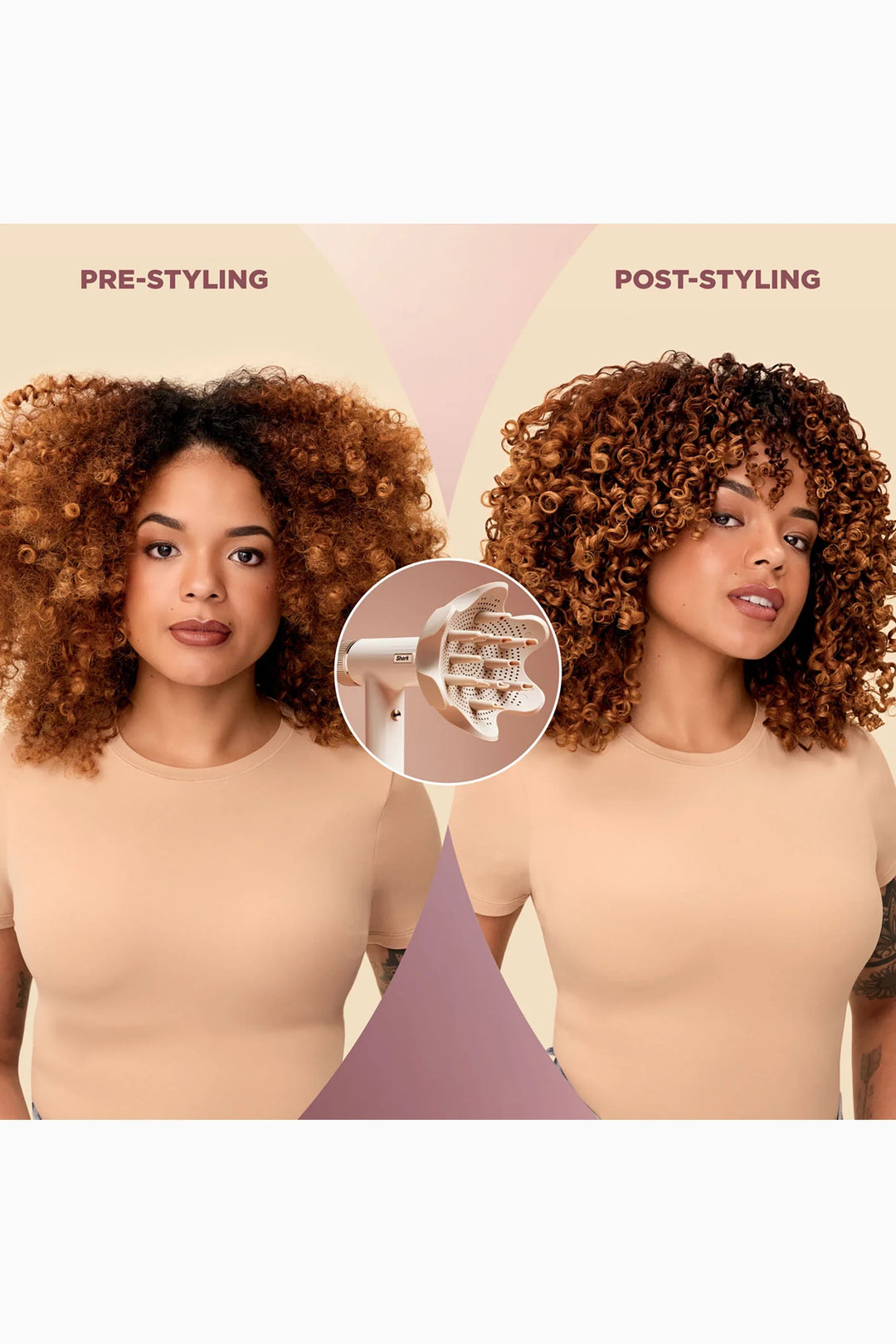 Shark SpeedStyle RapidGloss Finisher, High-Velocity Hair Dryer and 5 Styling Attachments, White, HD352ME - GLAM MODA