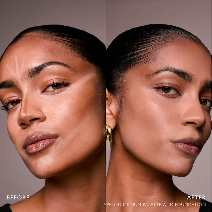 Underpainting Face Highlight & Contour Palette - GLAM MODA