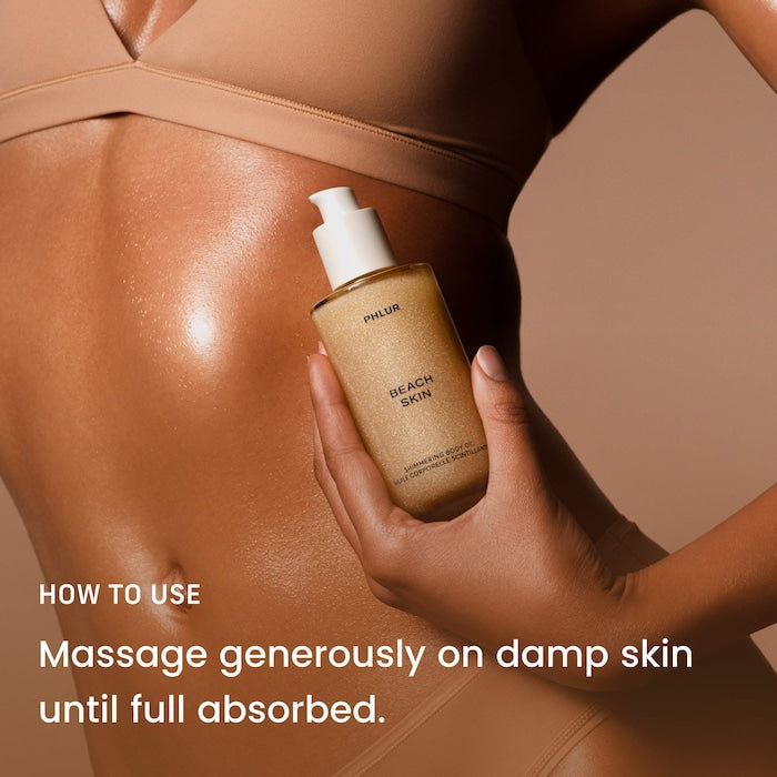 Beach Skin Shimmering Body Oil - GLAM MODA