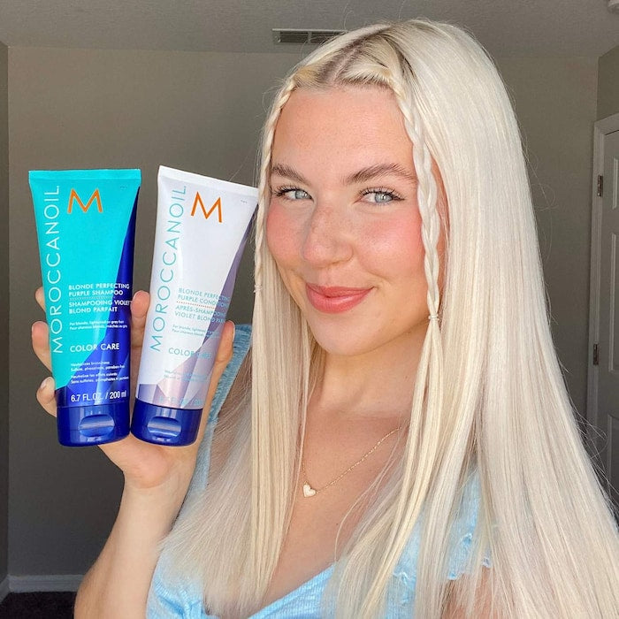 Blonde Perfecting Purple Conditioner with Argan Oil - GLAM MODA