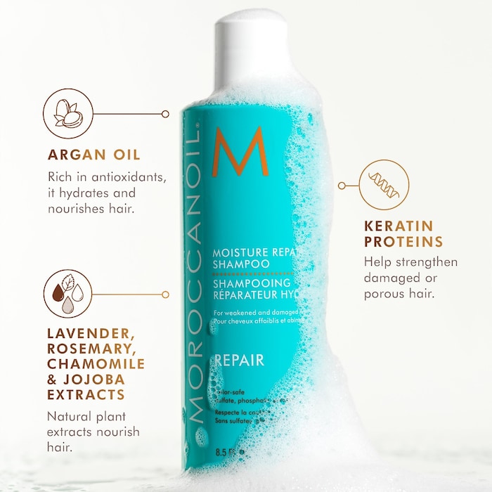 Moisture Repair Shampoo with Argan Oil - GLAM MODA