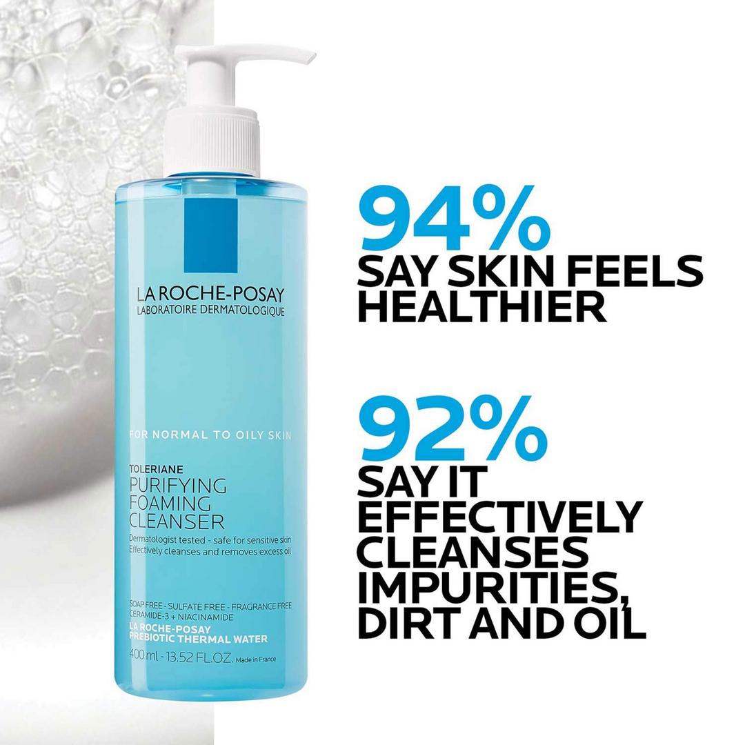 Toleriane Purifying Foaming Face Wash for Oily Skin - GLAM MODA