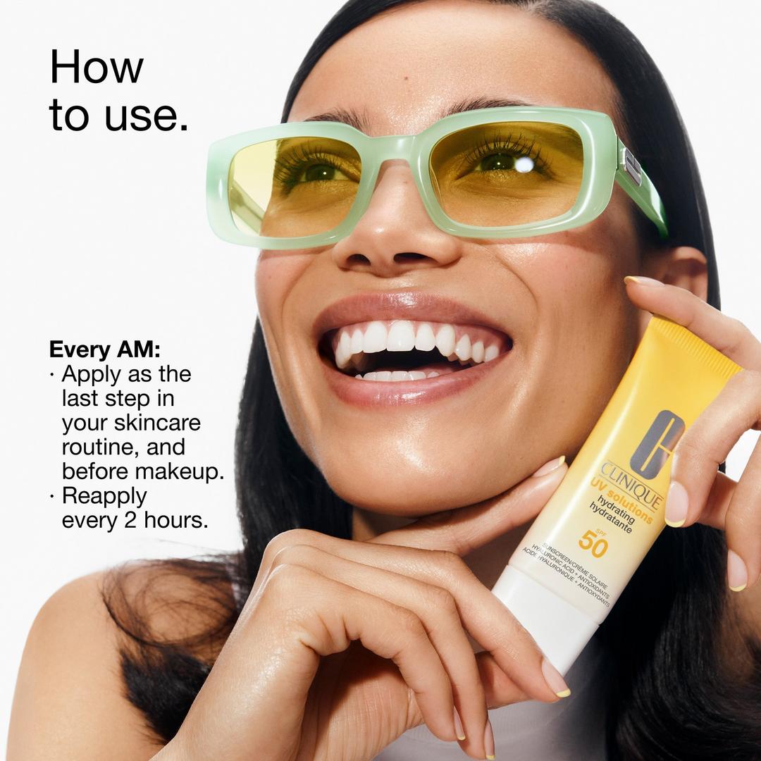 UV Solutions Hydrating Sunscreen SPF 50 with Hyaluronic Acid - GLAM MODA