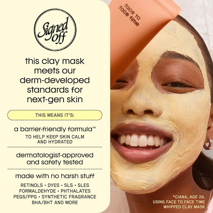 Face To Face Time Gentle Pore-Purifying Whipped Clay Mask - GLAM MODA