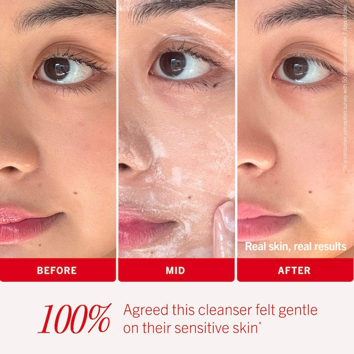 Ultra Gentle Pure Skin Cream-to-Foam Face Cleanser with Colloidal Oatmeal + Glycerin - GLAM MODA