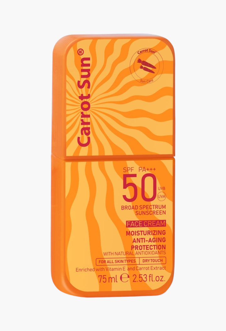 Sunscreen Carrot Sun – Face Cream Sunscreen SPF 50+ Very High Protection and Water resistant - GLAM MODA