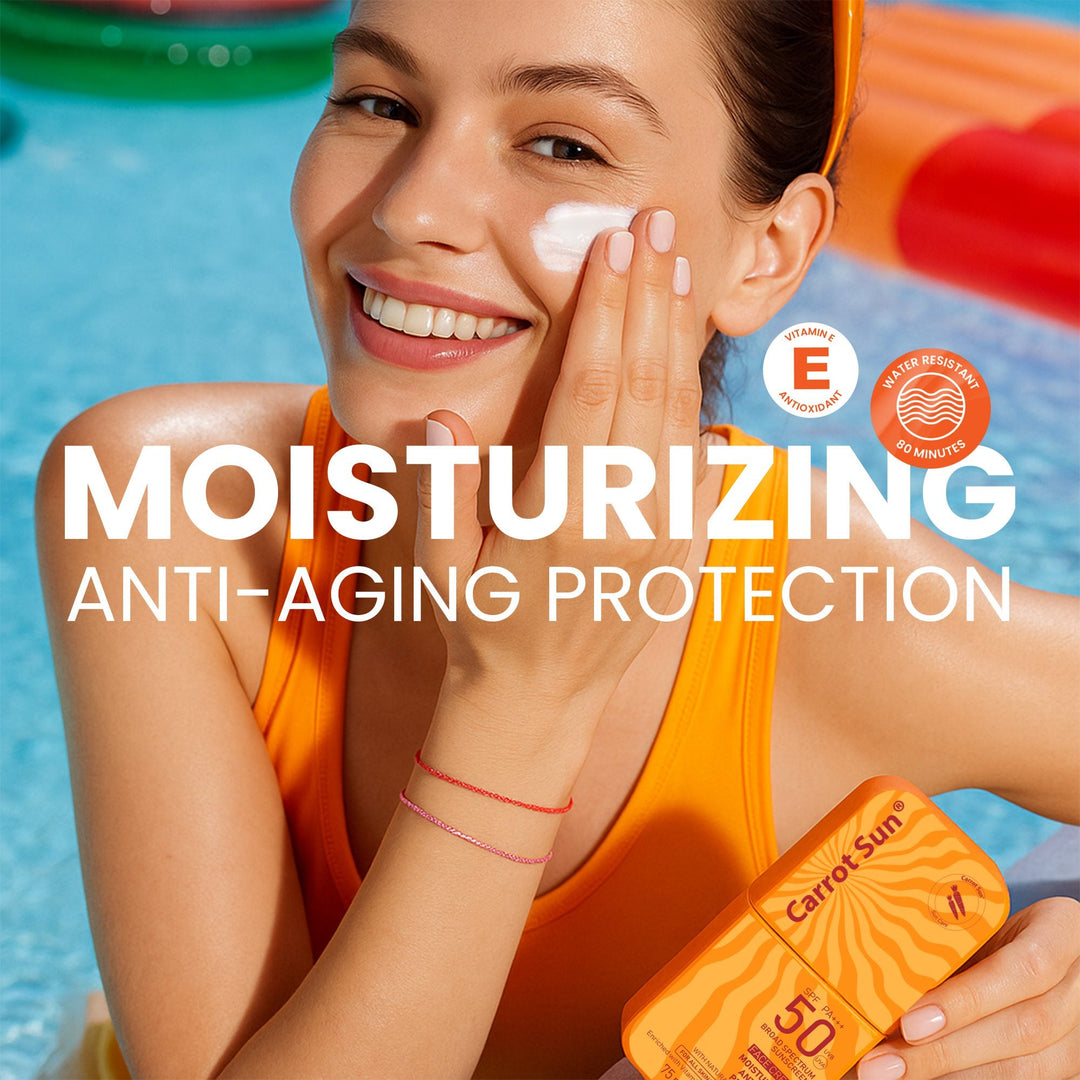 Sunscreen Carrot Sun – Face Cream Sunscreen SPF 50+ Very High Protection and Water resistant - GLAM MODA